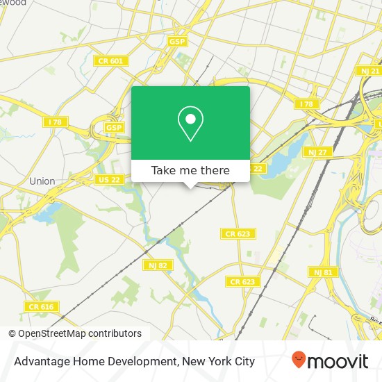 Mapa de Advantage Home Development