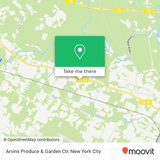 Mapa de Arvins Produce & Garden Ctr