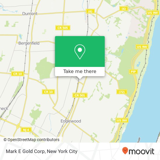 Mapa de Mark E Gold Corp