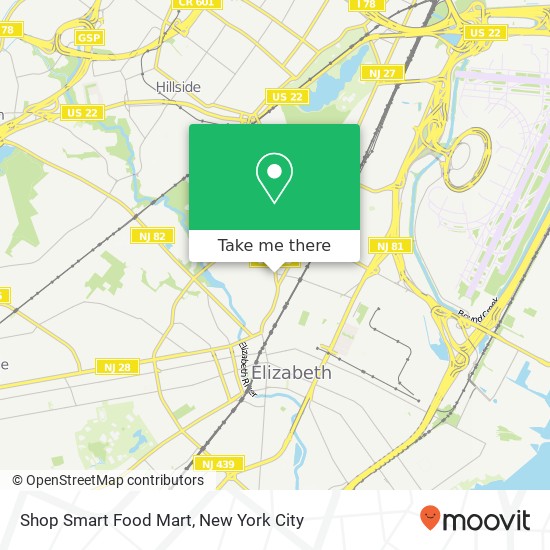 Shop Smart Food Mart map