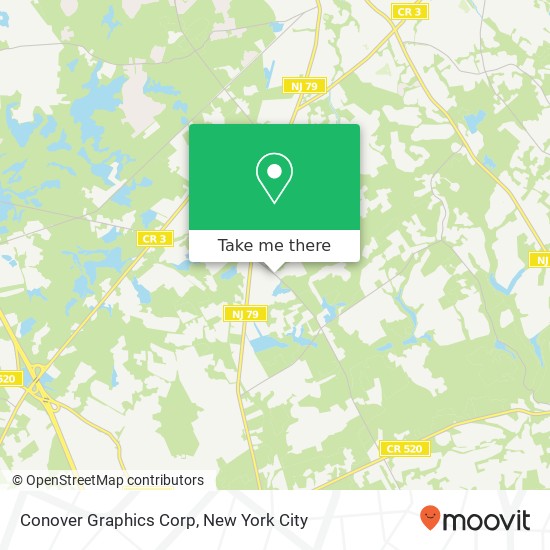 Conover Graphics Corp map