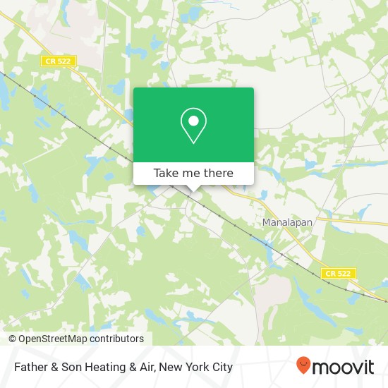 Father & Son Heating & Air map