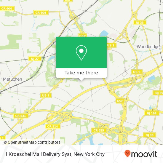 I Kroeschel Mail Delivery Syst map