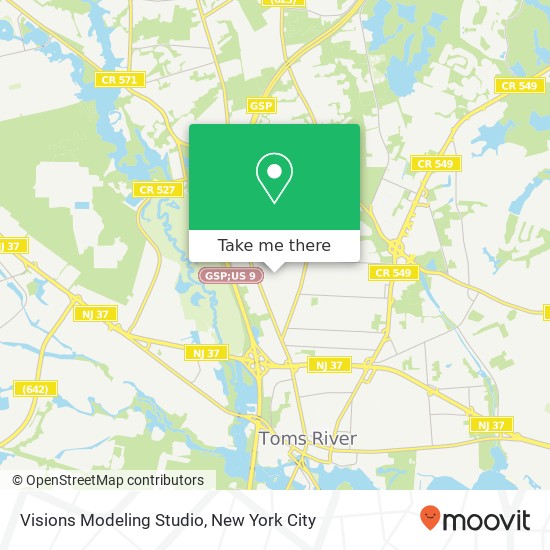 Mapa de Visions Modeling Studio