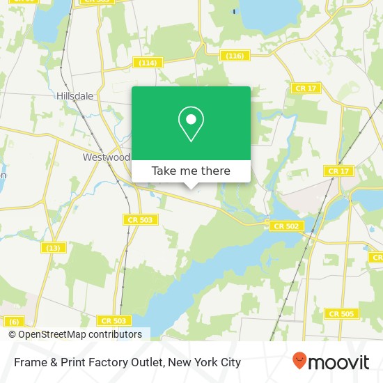 Mapa de Frame & Print Factory Outlet