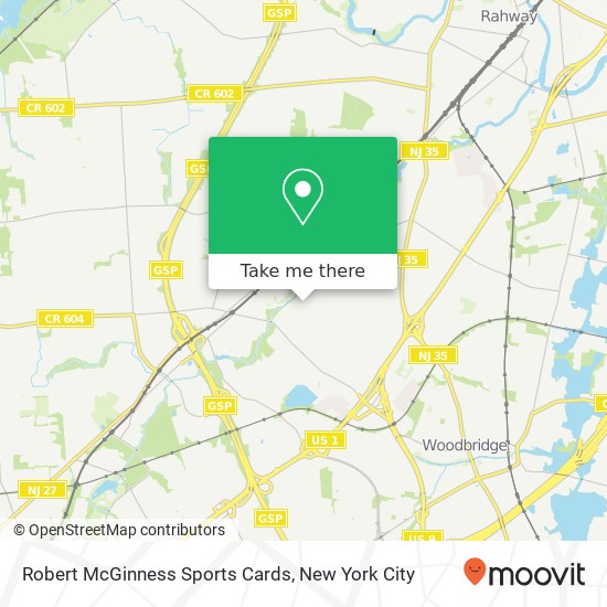 Mapa de Robert McGinness Sports Cards