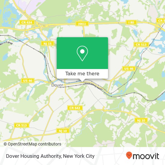 Mapa de Dover Housing Authority