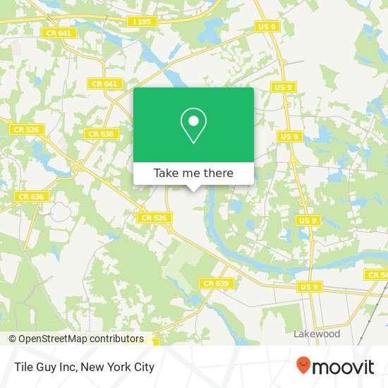 Mapa de Tile Guy Inc