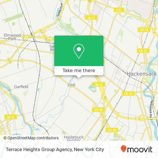 Mapa de Terrace Heights Group Agency