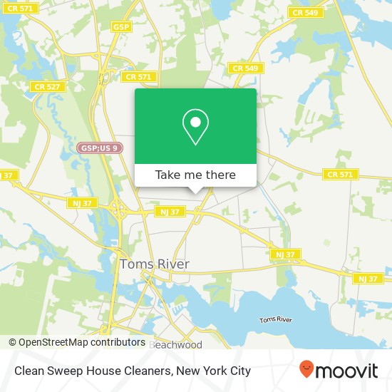 Mapa de Clean Sweep House Cleaners