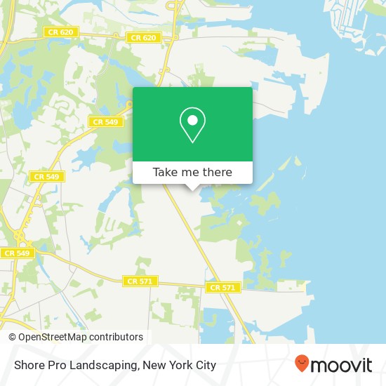 Shore Pro Landscaping map