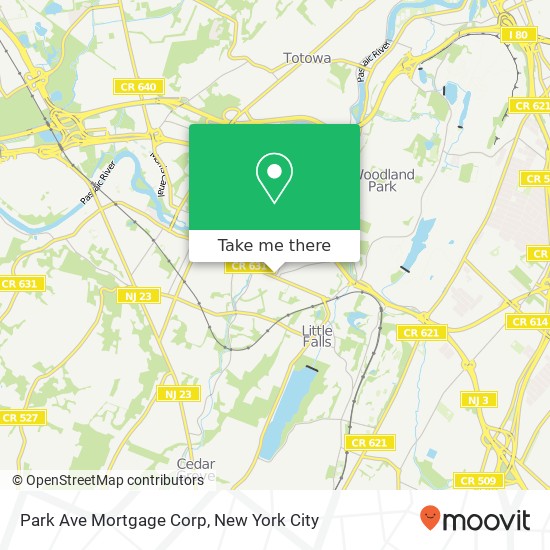 Park Ave Mortgage Corp map