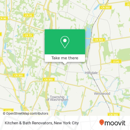 Kitchen & Bath Renovators map