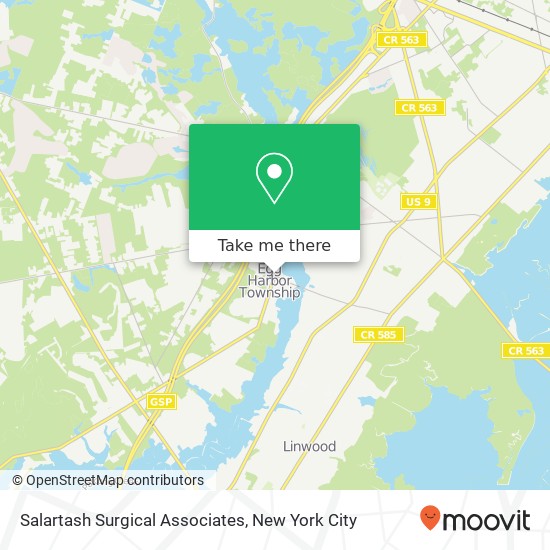Salartash Surgical Associates map