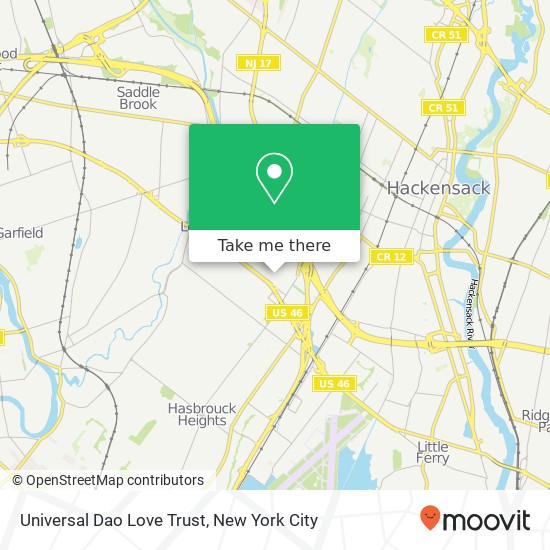 Universal Dao Love Trust map