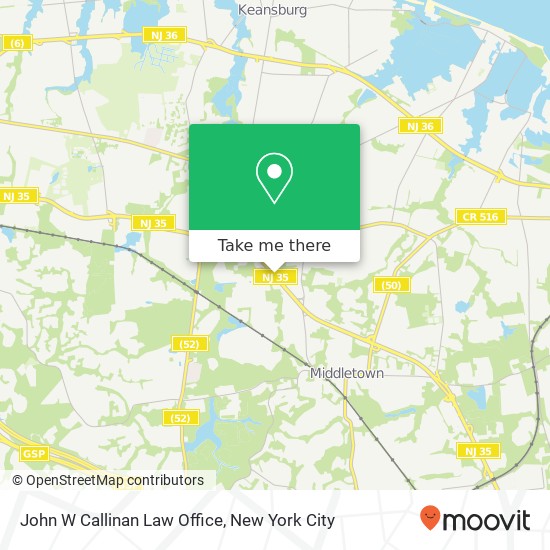 John W Callinan Law Office map