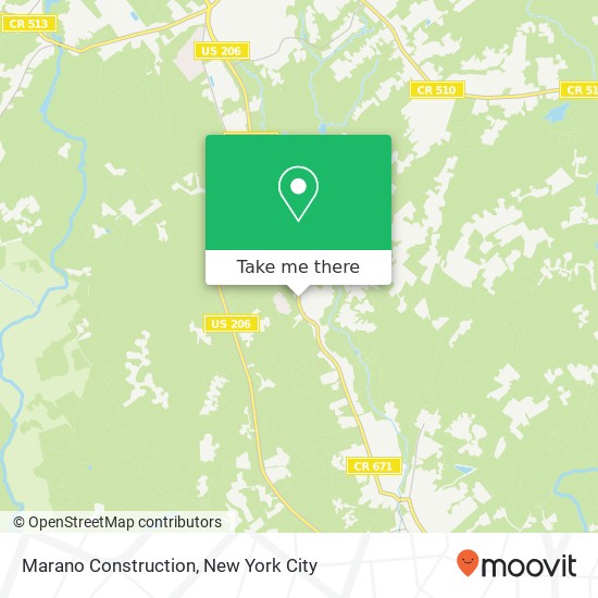 Marano Construction map