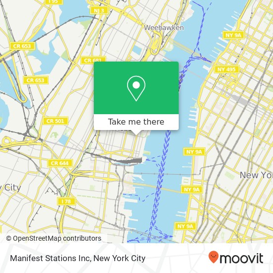 Manifest Stations Inc map