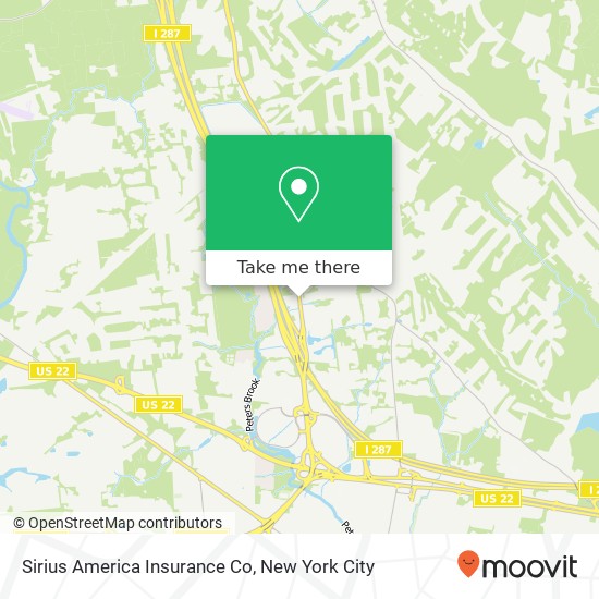 Mapa de Sirius America Insurance Co