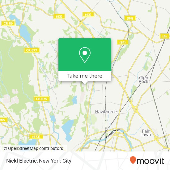 Nickl Electric map