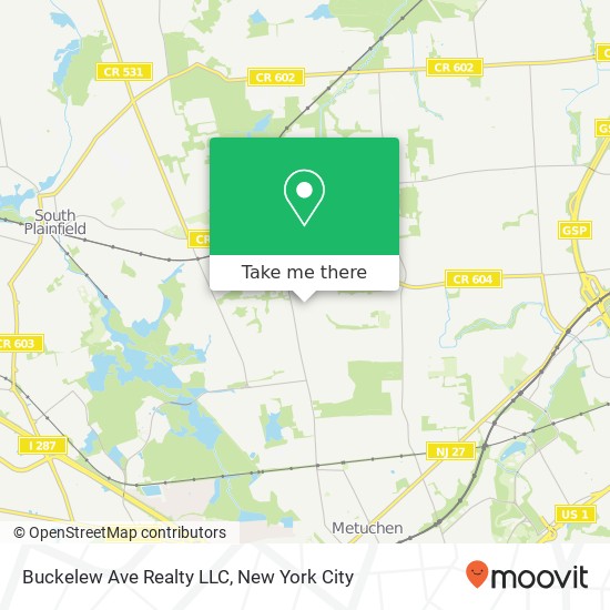 Mapa de Buckelew Ave Realty LLC