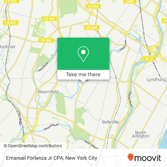 Emanuel Forlenza Jr CPA map