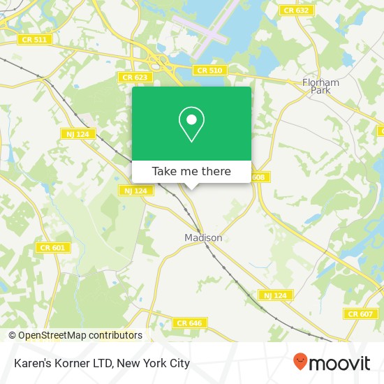 Mapa de Karen's Korner LTD