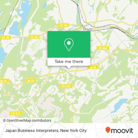 Japan Business Interpreters map