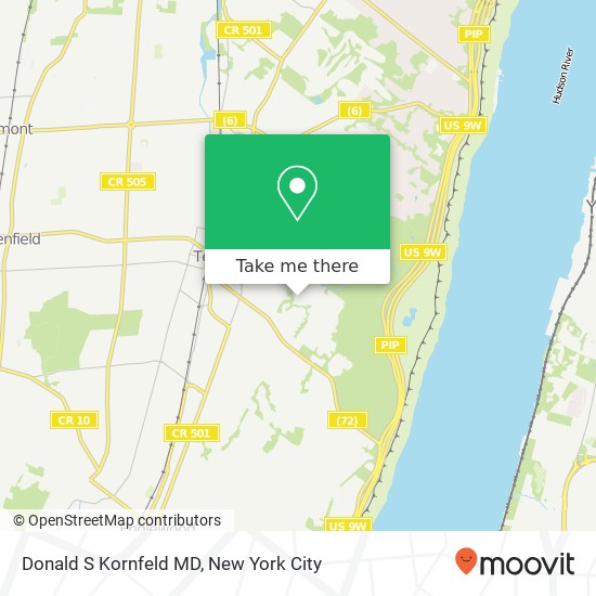 Donald S Kornfeld MD map