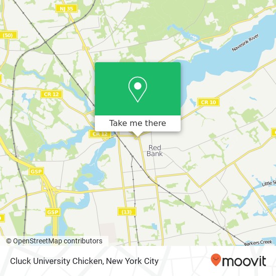 Cluck University Chicken map