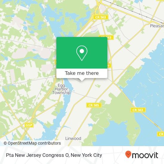 Mapa de Pta New Jersey Congress O