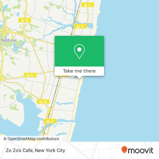 Zo Zo's Cafe map