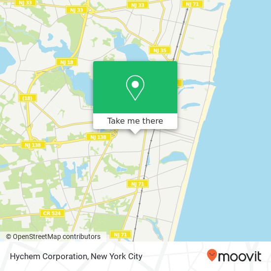 Hychem Corporation map