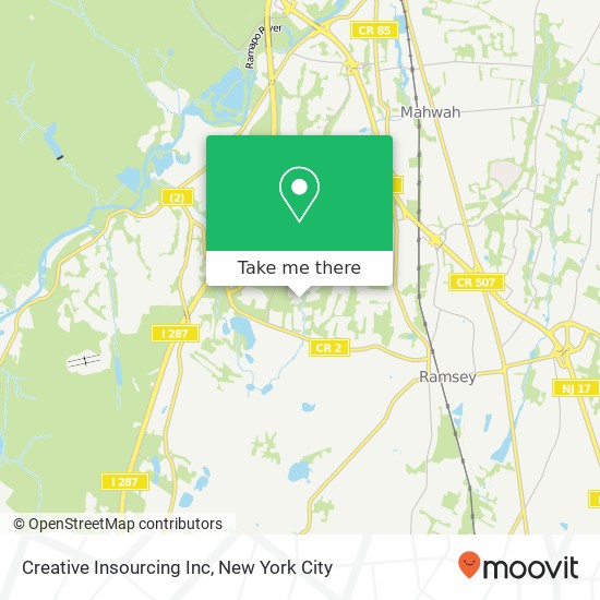 Creative Insourcing Inc map