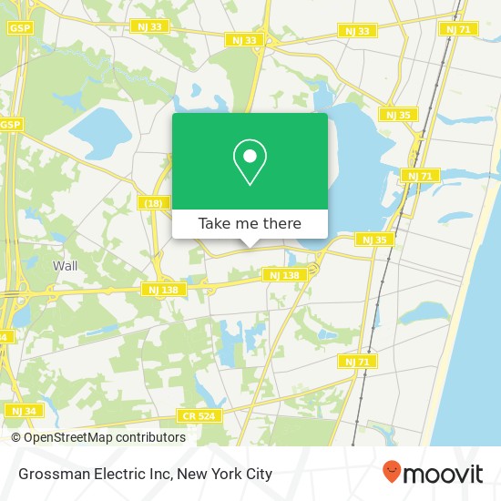 Mapa de Grossman Electric Inc