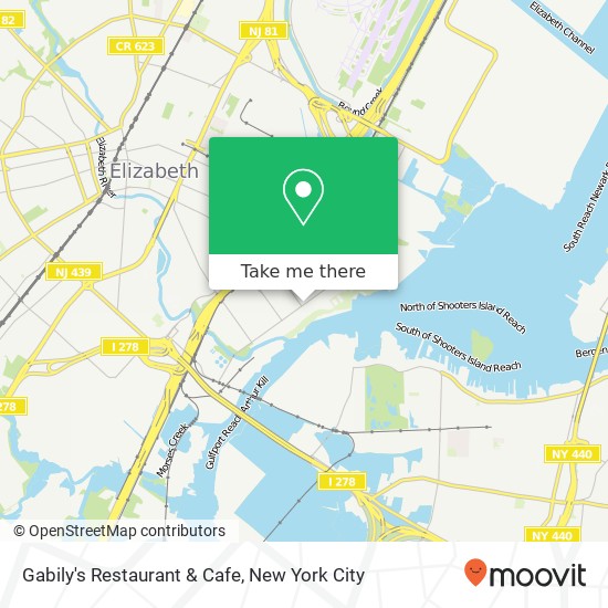 Gabily's Restaurant & Cafe map
