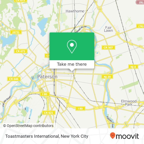 Toastmasters International map