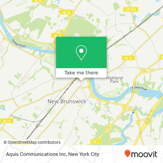 Aquis Communications Inc map