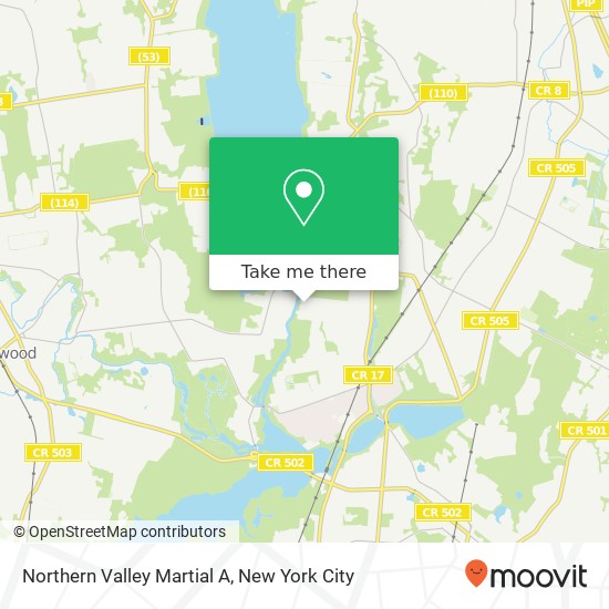 Mapa de Northern Valley Martial A
