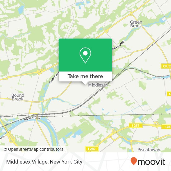 Middlesex Village map
