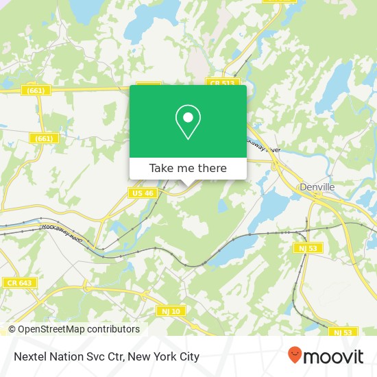 Mapa de Nextel Nation Svc Ctr