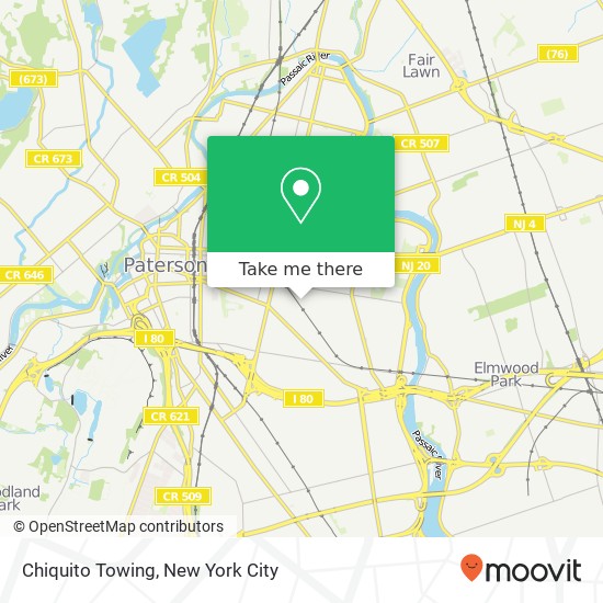 Chiquito Towing map