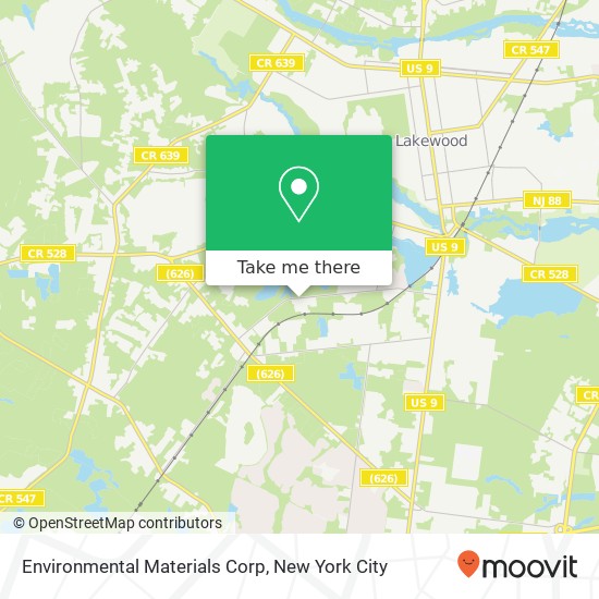 Mapa de Environmental Materials Corp