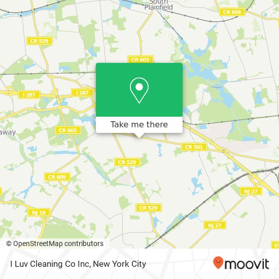 Mapa de I Luv Cleaning Co Inc
