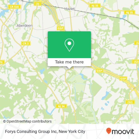 Mapa de Forys Consulting Group Inc