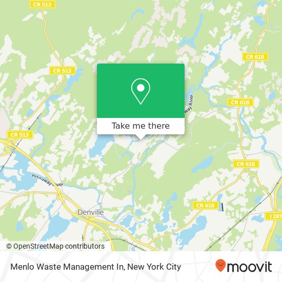 Mapa de Menlo Waste Management In