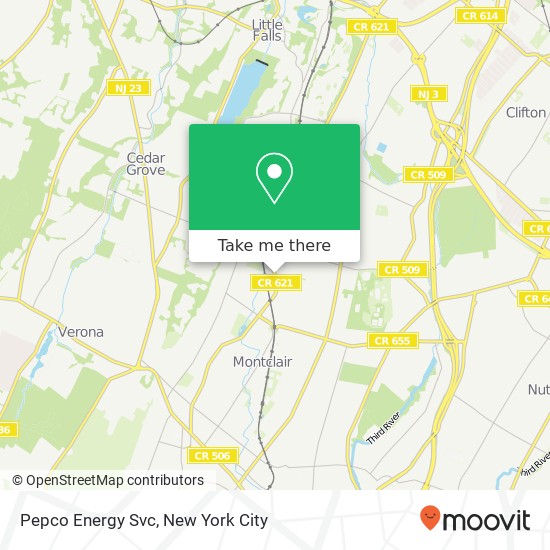 Mapa de Pepco Energy Svc