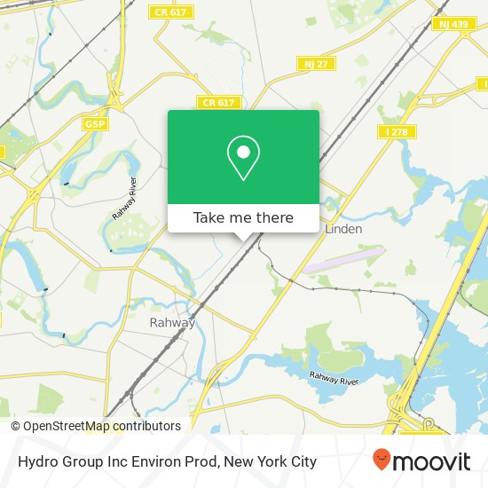 Mapa de Hydro Group Inc Environ Prod