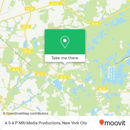 A S A P Mlti Media Productions map
