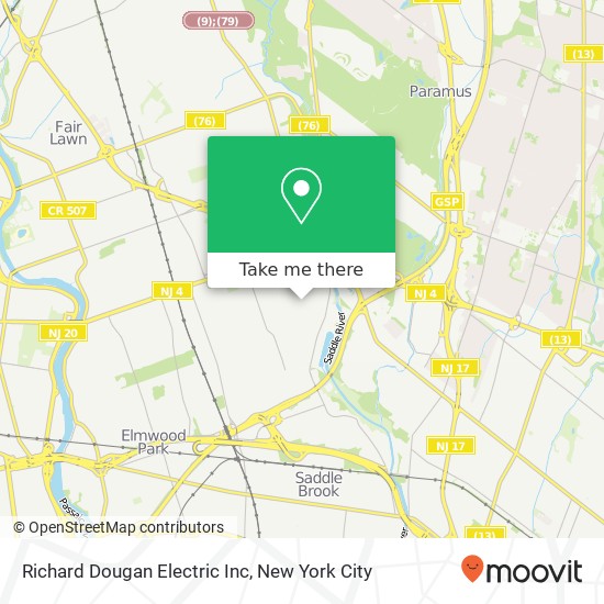 Mapa de Richard Dougan Electric Inc